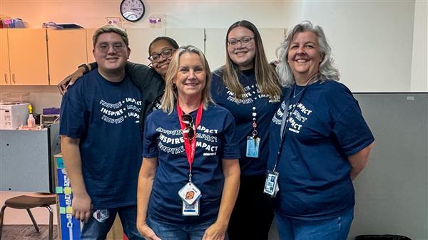 CAP Team Eric Ramos, Shanquetta Ervin, Cynthia Burgos, Brenda Cotillo, Holly Cooley